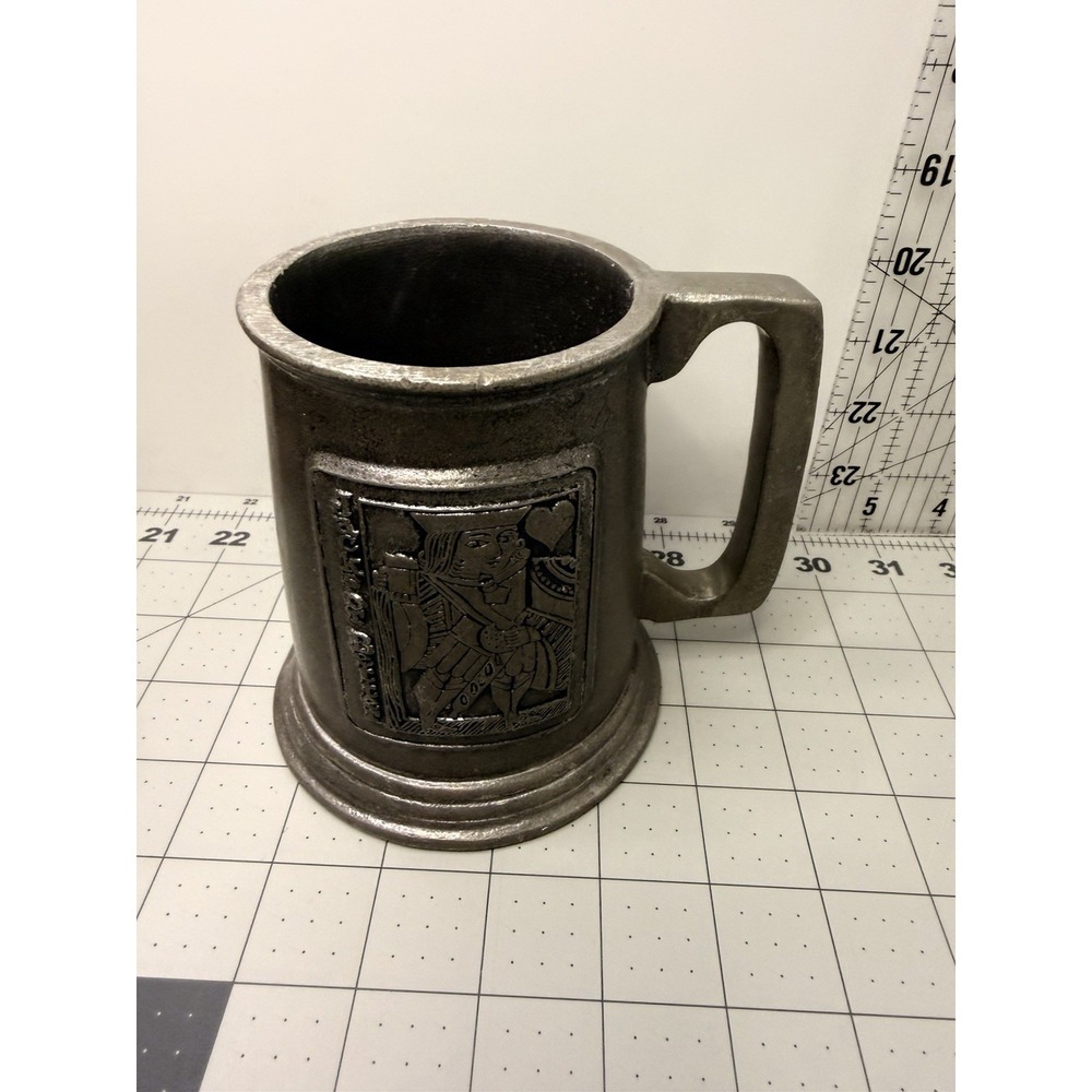 Vintage Wilton Armetale Pewter Mug Stein Jacks or Better Jack of Hearts RWP USA - Picture 3 of 7